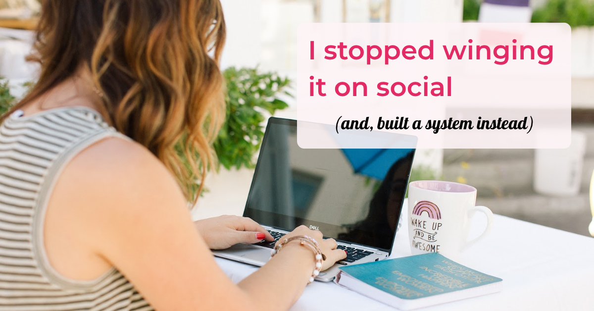 I Stopped Winging It on Social (and Built a System Instead)